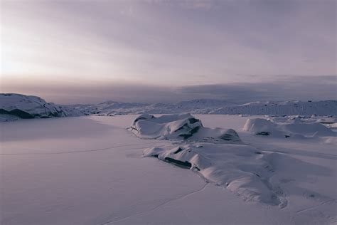 Papeis De Parede Islândia Invierno Neve Naturaleza Baixar Imagens