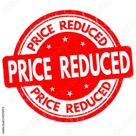 Price Reduced Sign Or Stamp Stock Image And Royalty Free Vector Files