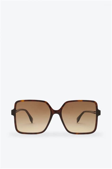 Fendi Oversized Square Sunglasses Macbella