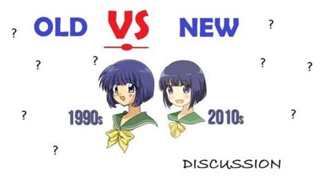 Old Vs New Anime Edited Anime Amino