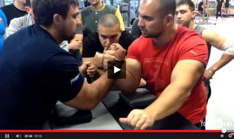 Video Arsen Liliev Armwrestling Training November 2014
