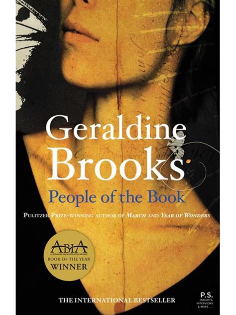 People Of The Book Geraldine Brooks Sydney Jewish Museum