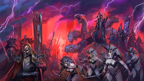 The Dark Elf Army Roster Total War