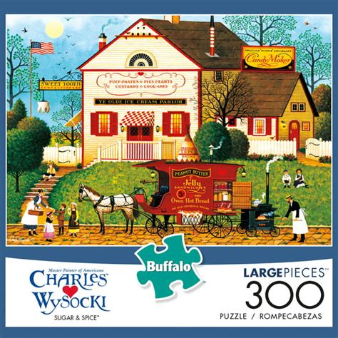 Buffalo Games Charles Wysocki Sugar And Spice 300 Pieces Jigsaw Puzzle