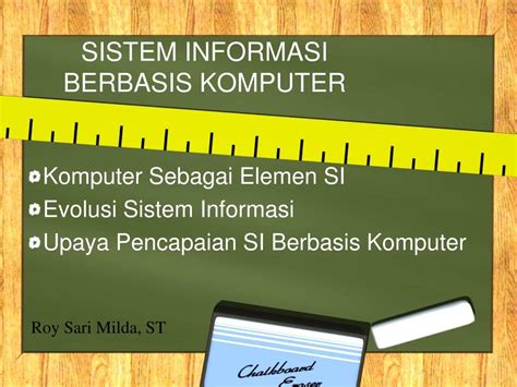 Ppt Sistem Informasi Berbasis Komputer Powerpoint Presentation Free