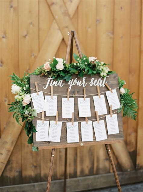 Find Your Seat Handcrafted Wedding Sign Handpainted Wedding Seating