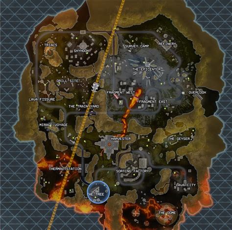 Apex Legends Worlds Edge Map World Map