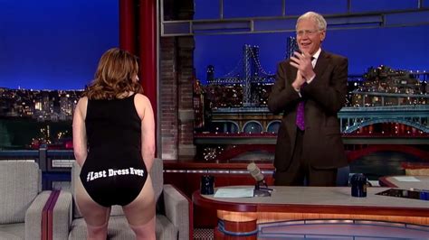 Tina Fey Strips Off On David Letterman Lastdressever Bbc News