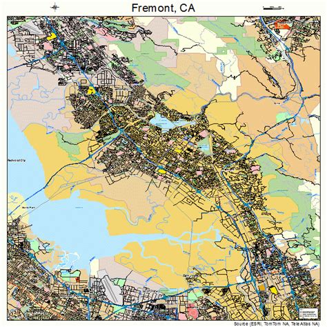 Fremont Ca Zip Code Map Map