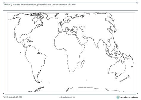Dibujos De Mapamundi Para Colorear Para Ninos Continentes Y Oceanos Images