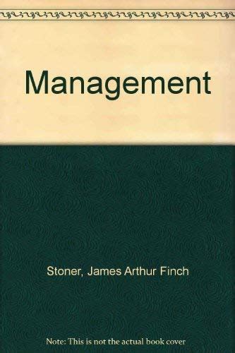 Management By Stoner James A F Freeman R Edward Abebooks