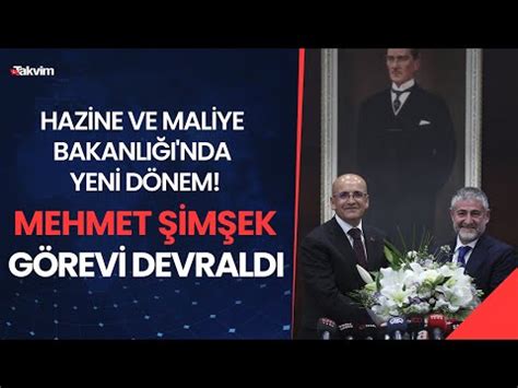 Hazine ve Maliye Bakanı olarak ilan edilen Mehmet Şimşek görevi