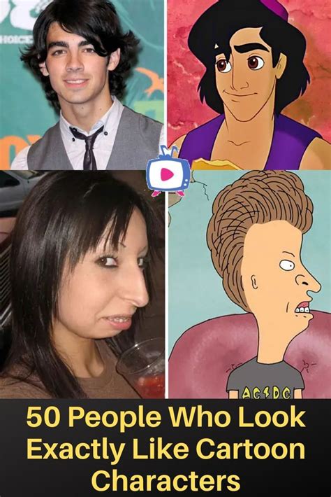50 People Who Look Exactly Like Cartoon Characters Celebrity