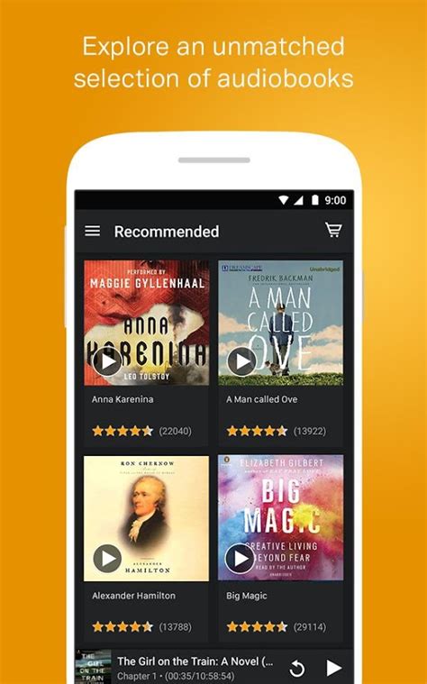 Built for book lovers, the kindle app puts millions of books, magazines, newspapers, comics, and choose from over six million kindle books (including those with audible narration), magazines explore new releases, amazon charts best sellers, and titles across genres like romance, science. Audiobooks from Audible for Android - Free download and ...