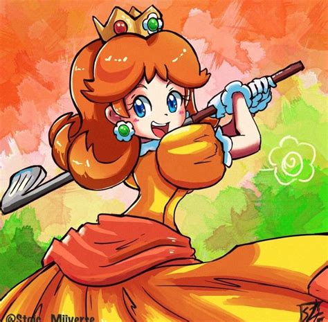 Pin By 🌸💖 𝐵𝓁𝑜𝓈𝓈𝑜𝓂𝒦𝒶𝒾 💖 On Daisy Super Mario Art Princess Daisy Mario Art