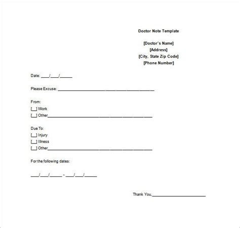 Dr Notes Templates