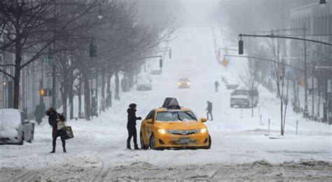 New York City Weather Snow Storm Noreaster Could Top New York Citys