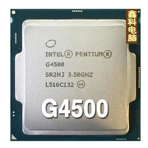 Original Intel Pentium G4500 Dual Core Cpu 35ghz Lga1151 3mb 14nm Dual