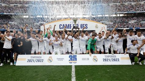 El Real Madrid se consagra campeón de la liga española