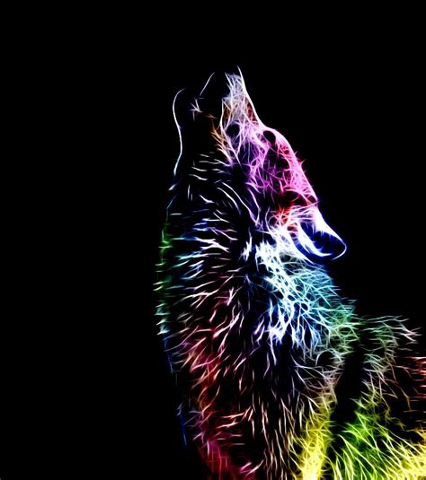 Fractal Wolf Art Id 56797 Art Abyss