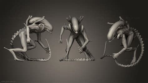 Figurines Heroes Monsters And Demons Alien Xenomorph Warrior Drone