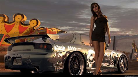 Need For Speed Prostreet Girls Hd Wallpapers To Car Wallpapers 101370 Hot Sex Picture