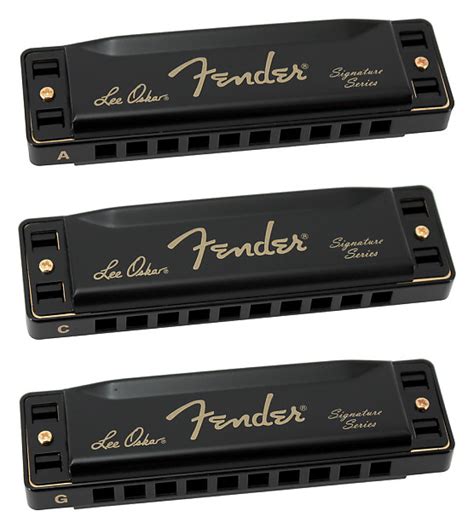 Fender Lee Oskar Special Edition Harmonica 3 Pak Reverb