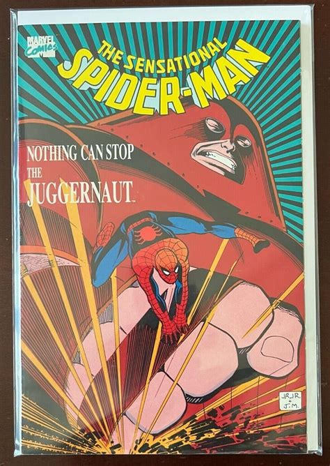 Sensational Spider Man Nothing Can Stop The Juggernaut 1 Marvel 80 Vf 1989 Comic Books
