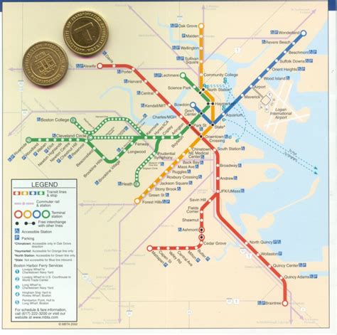 Boston T Map Free Printable Maps