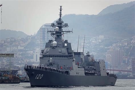 Second Asahi Class Destroyer Js Shiranui Commissioned Into The Jmsdf