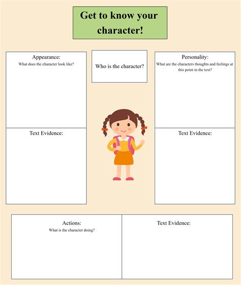 character analysis graphic organizer examples edrawmax online