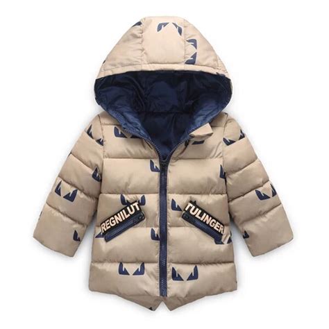 New Russian Winter Boys Coatsandjacket Children Clothing Warm Hooded Kids