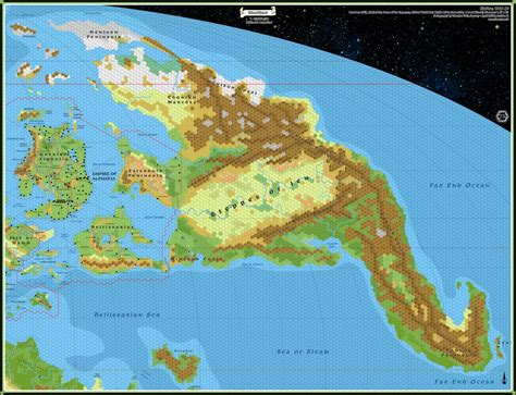 Skothar 72 Miles Per Hex Atlas Of Mystara Dream Fantasy Fantasy