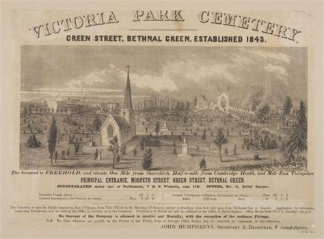 Victoria Park Cemetery C1850 Chartist Ancestors