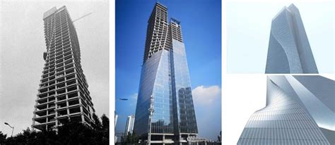 Construction In Progress On Twisting Towers In Southwest China Archdaily