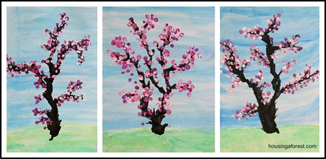 Tell students that they are responsible for the publicity for a tour of the washington basin during the cherry blossom festival! Spring Cherry Tree - Housing a Forest | Spring art, Spring ...
