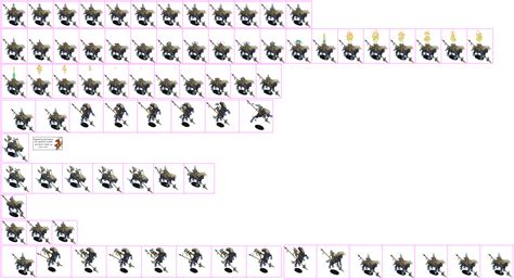 The Spriters Resource Full Sheet View Breath Of Fire 4 Horseman