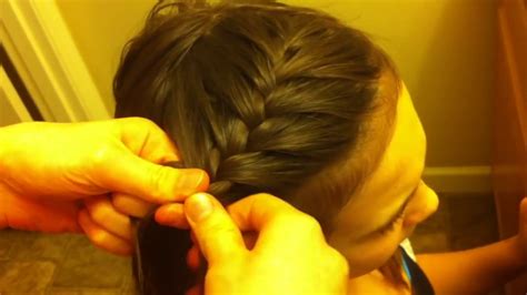 Scourge them one by one. Side French Braid Hair Tutorial **For Beginners** - YouTube