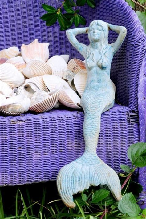Mermaid Statue This Would Be Lovely Anywhere At My Place Mermaid