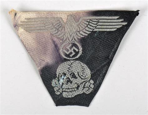 Regimentals German Wwii Panzer Faded Eagle And Skull Insignia