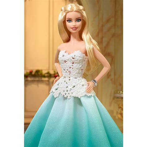 Barbie™ 2016 Holiday Doll Aqua Gown Dgx98 Barbie Gowns Sparkle