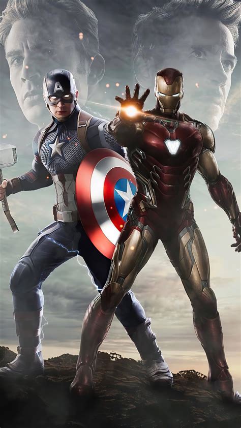 1080x1920 Captain America Vs Iron Man 4k Artwork Iphone 76s6 Plus