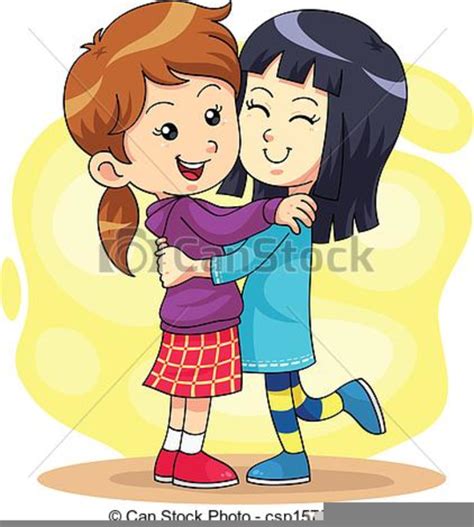 Sisters Hugging Clipart Free Images At Vector Clip Art Online Royalty Free