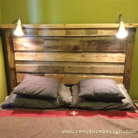 A headboard adds style to your bed and turns it into a focal point. Reclaimed Wood Bed | Do It Yourself Home Projects from Ana White | Reclaimed wood beds, Grey ...