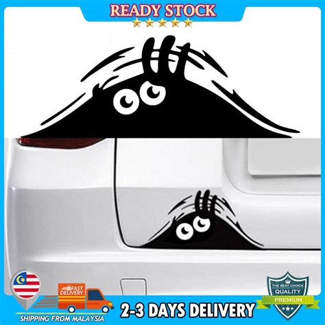 Funny Peeking Monster Auto Stickers Car Suitable For Myvi Axia Alza