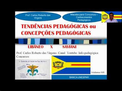 TENDÊNCIAS PEDAGÓGICAS PARA CONCURSOS LIBÂNEO X SAVIANI YouTube