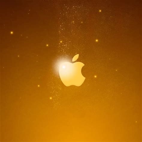 Golden Apple Logo Ipad Wallpapers Free Download