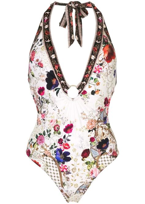 Floral Print Swimsuit 30 Off