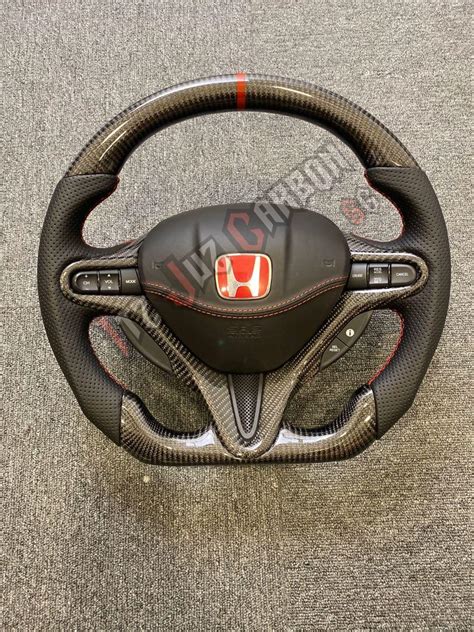 Ready Stock Honda Civic Fn2 Type R Carbon Fibre Steering Wheel Car