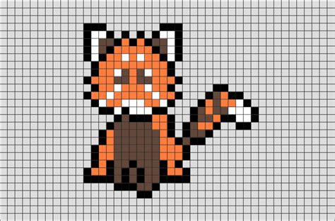 Pixel Art Panda Roux 31 Idées Et Designs Pour Vous Inspirer En Images